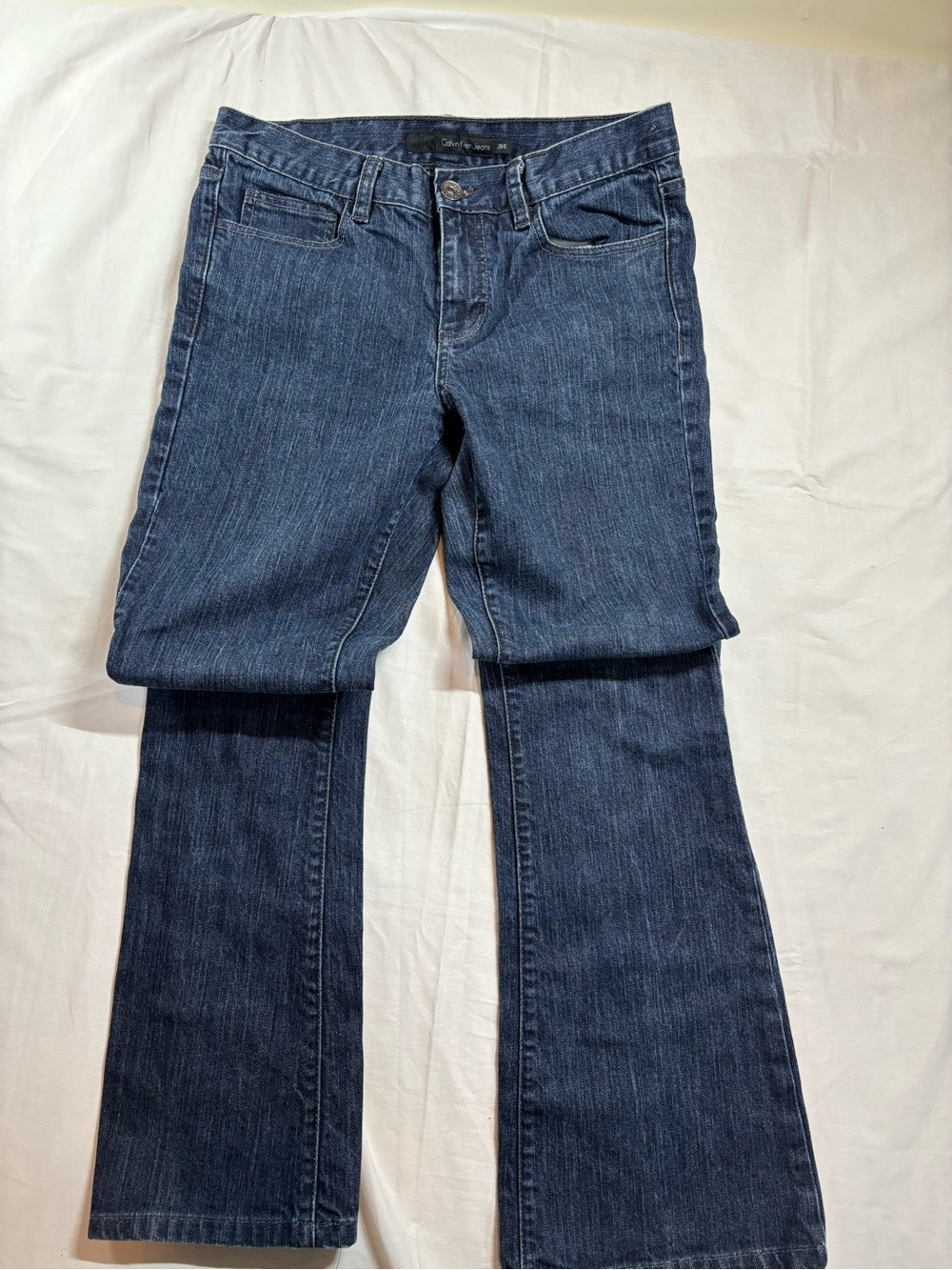 Calvin Klein Dark Blue Flared Jeans